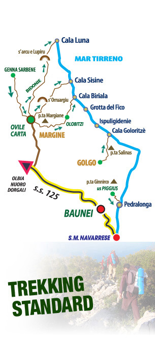 Itinerari Trekking Escursione Sardegna